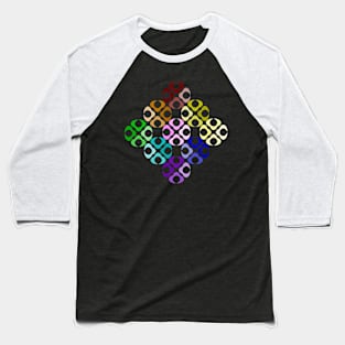 Rainbow bubble diamond Baseball T-Shirt